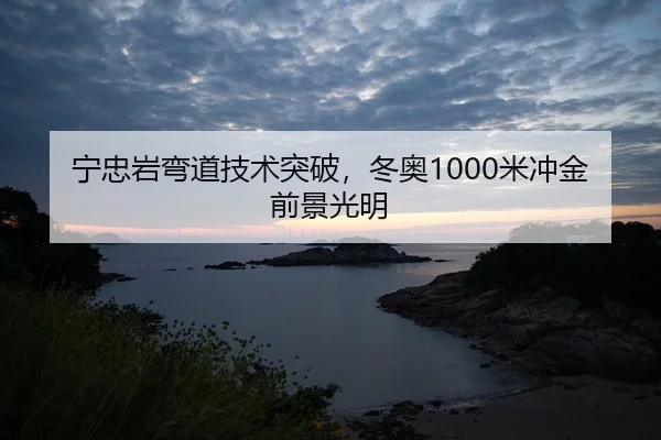 宁忠岩弯道技术突破，冬奥1000米冲金前景光明